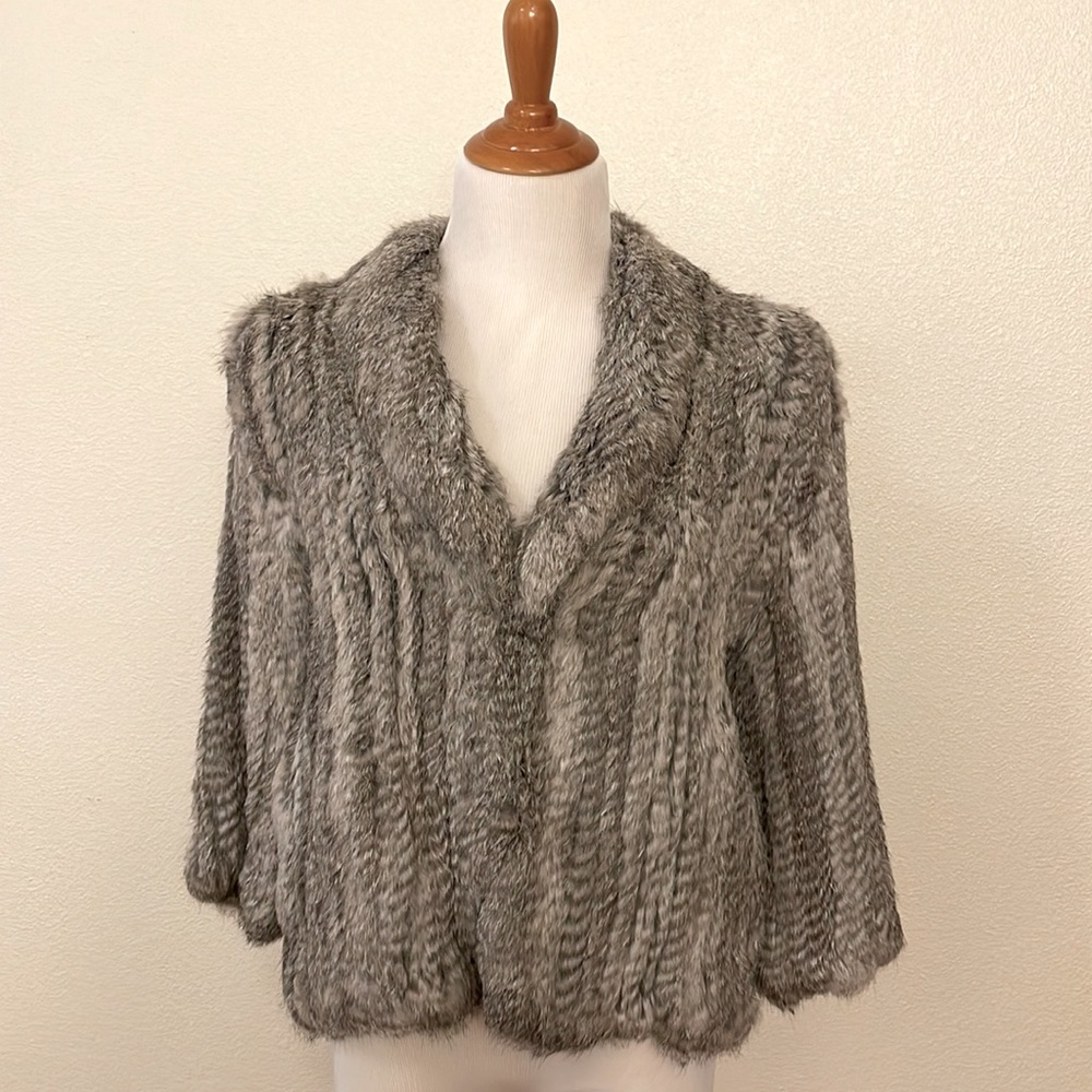 Joie rabbit fur jacket